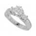 2.50 ct. TW Round Cut Diamond Antique Style Engagement Ring